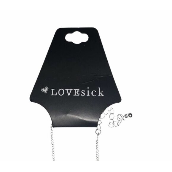 Lovesick Womens Silver Pentagram Star Necklace Chain‎ Adjustable Gothic Jewelry - Picture 3 of 4